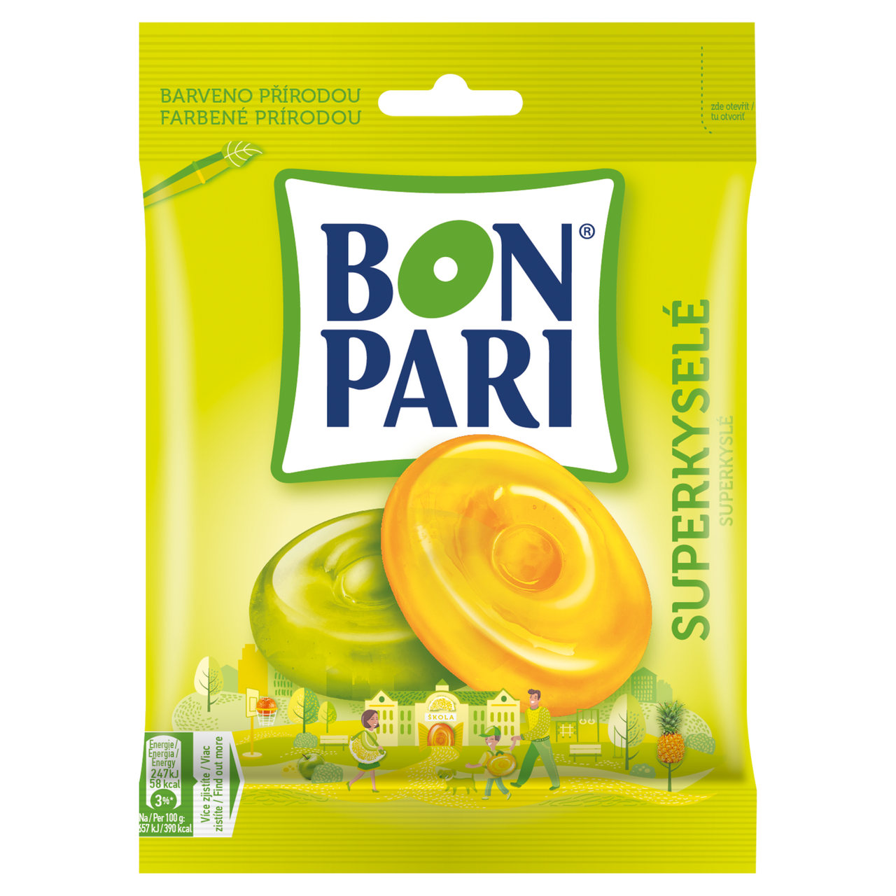 BON PARI  Super kyselé 35 x 90 g
