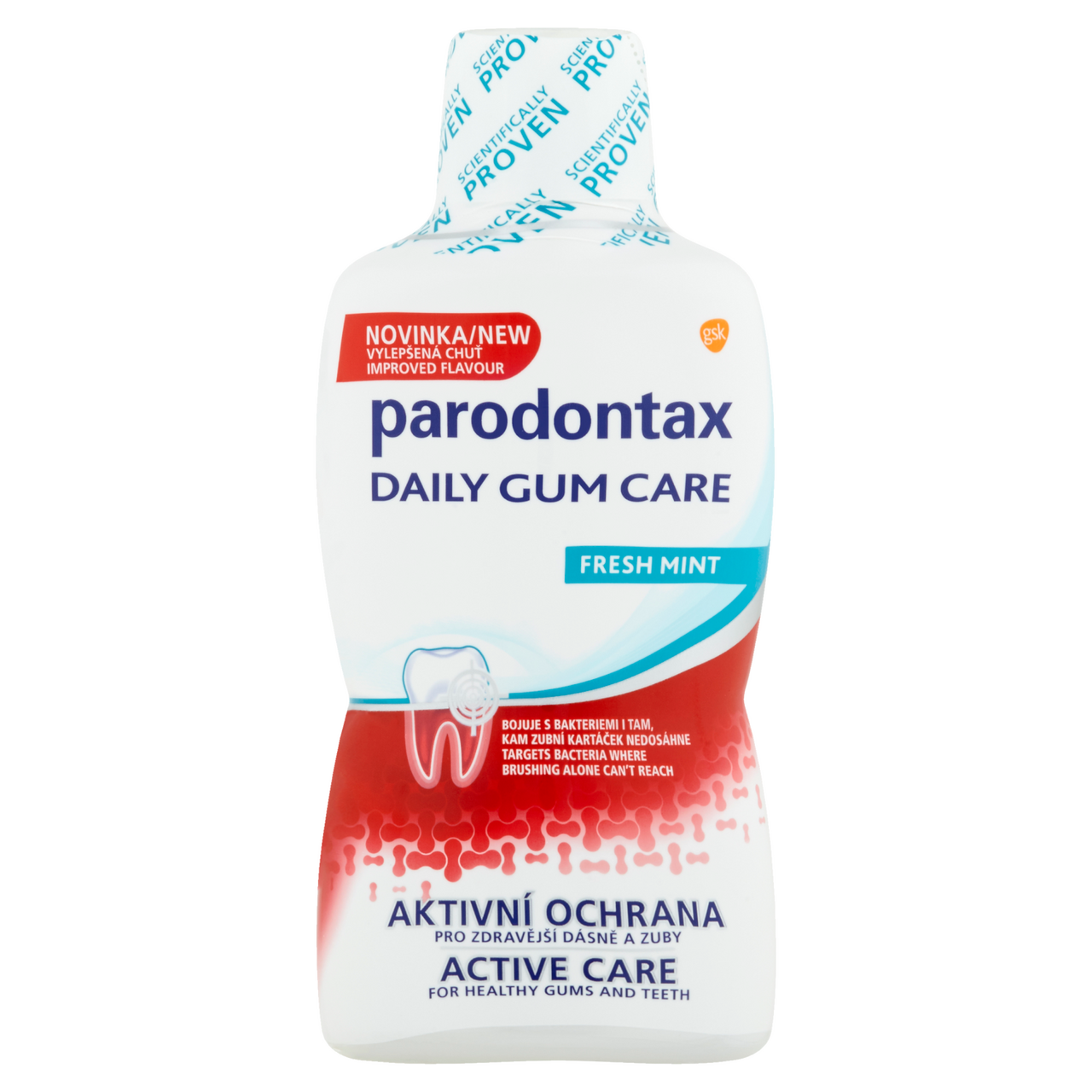 parodontax Care Freshmint ústní voda 500 ml