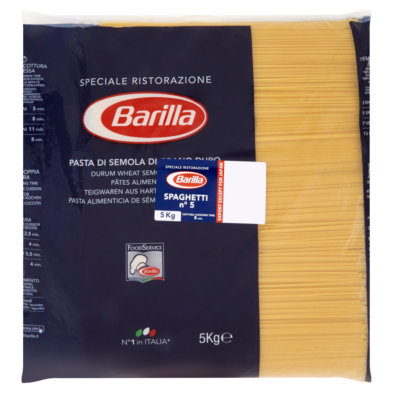 Barilla Spaghetti 5 kg