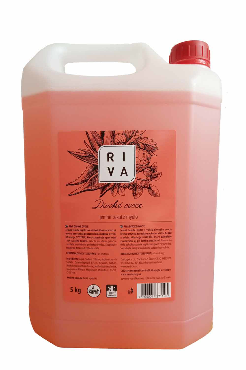 RIVA mýdlo tekuté Ovoce 5 kg