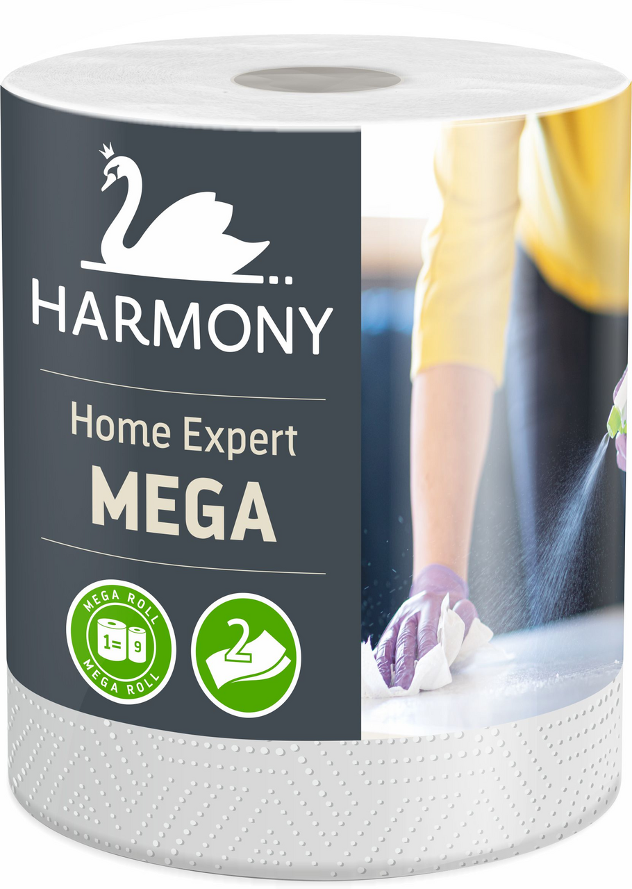 HARMONY Kuchyňské utěrky Home Expert Mega 2vrstvé 97 m 1 ks