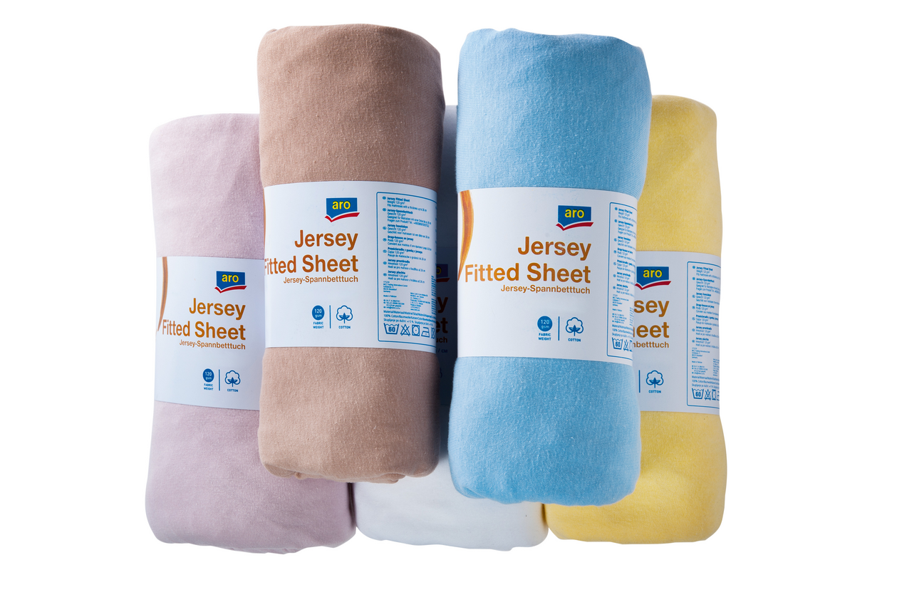 aro Prostěradlo 90 x 200 cm bílé 1 ks