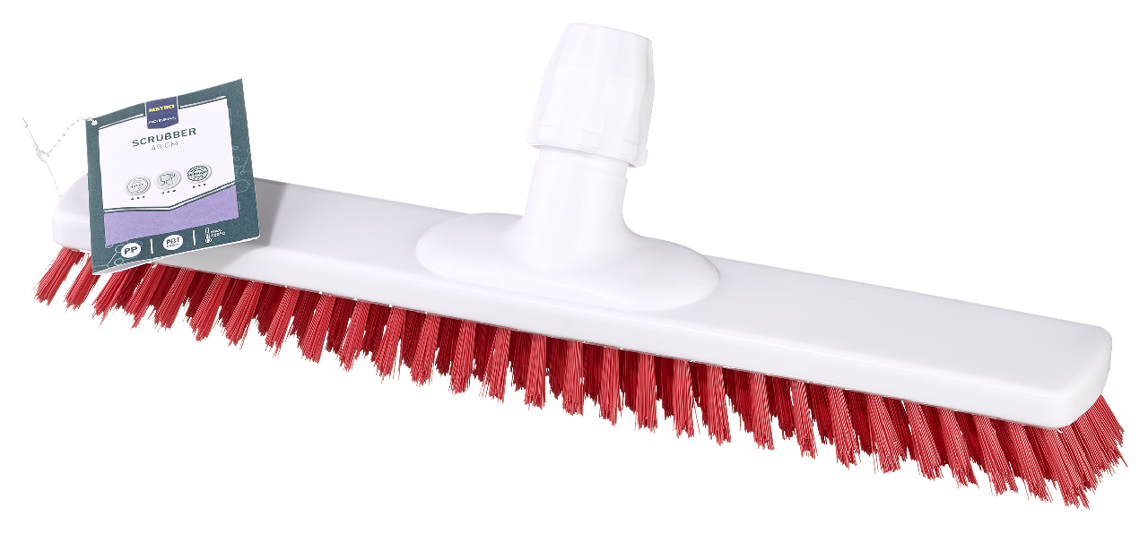 METRO PROFESSIONAL Kartáč na podlahu 40 cm HACCP červený 1 ks