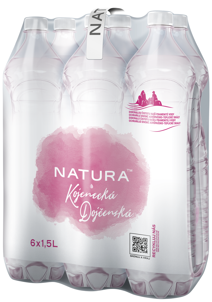 NATURA Voda kojenecká 6 x 1,5 l