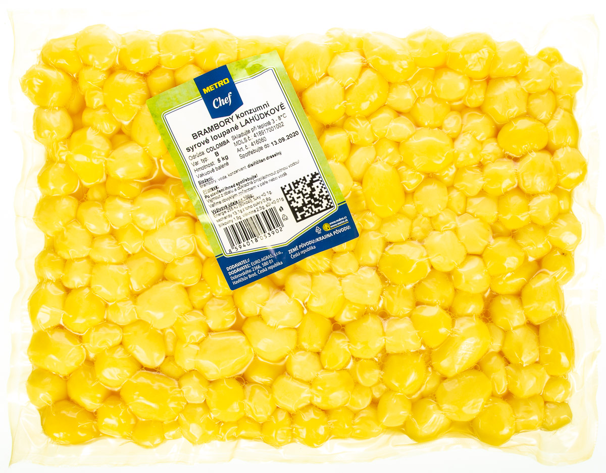 METRO Chef Brambory Grenadine loupané syrové chlaz. 5 kg