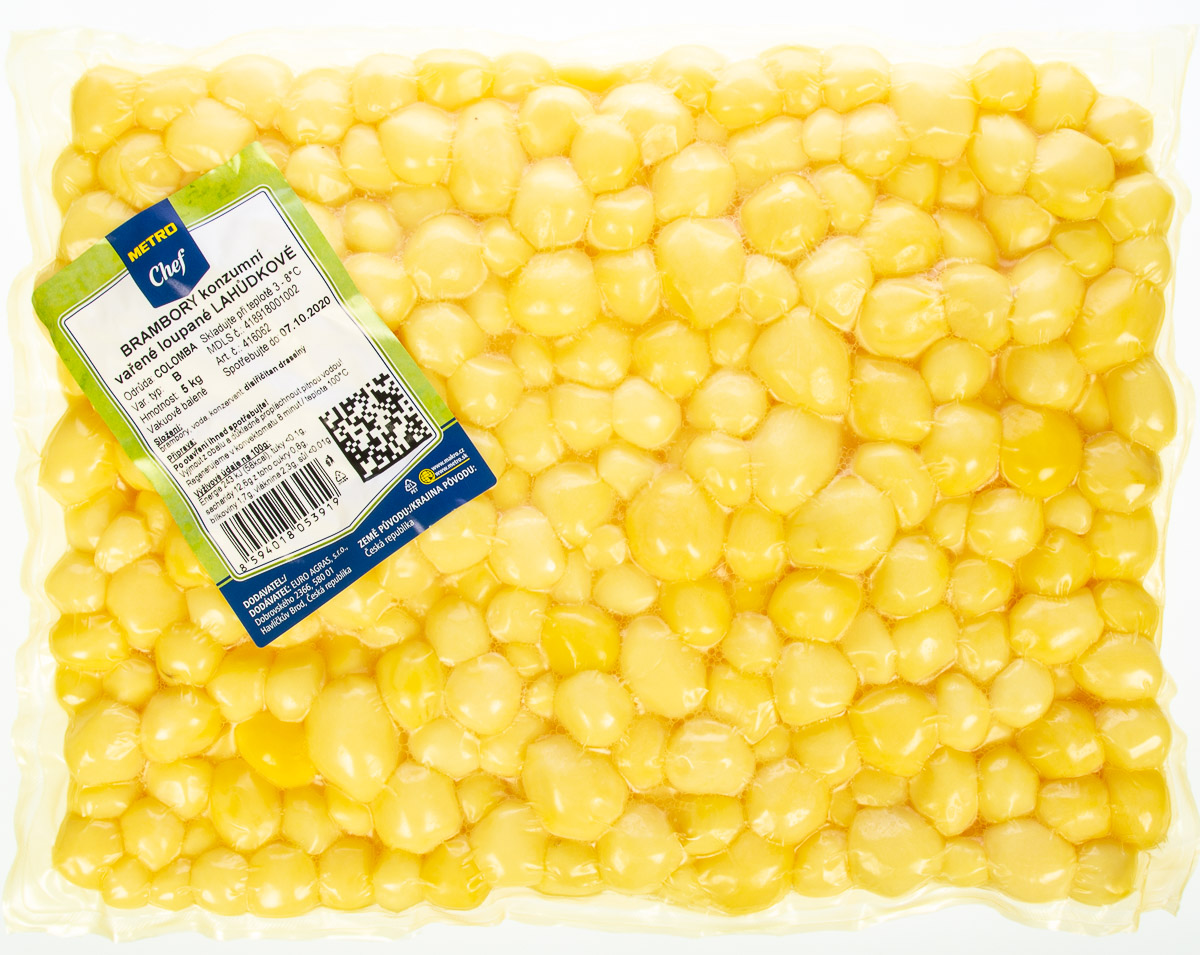 METRO Chef Brambory Grenaille loupané vařené chlaz. 5 kg