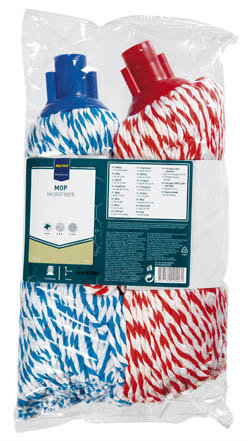 METRO PROFESSIONAL Náhrada na třásňový mop mikrovlákno 155 g 2 ks