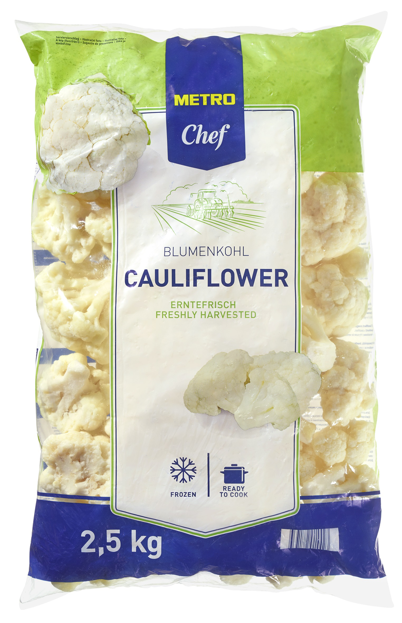 METRO Chef Květák 40/60 mraž. 4 x 2,5 kg