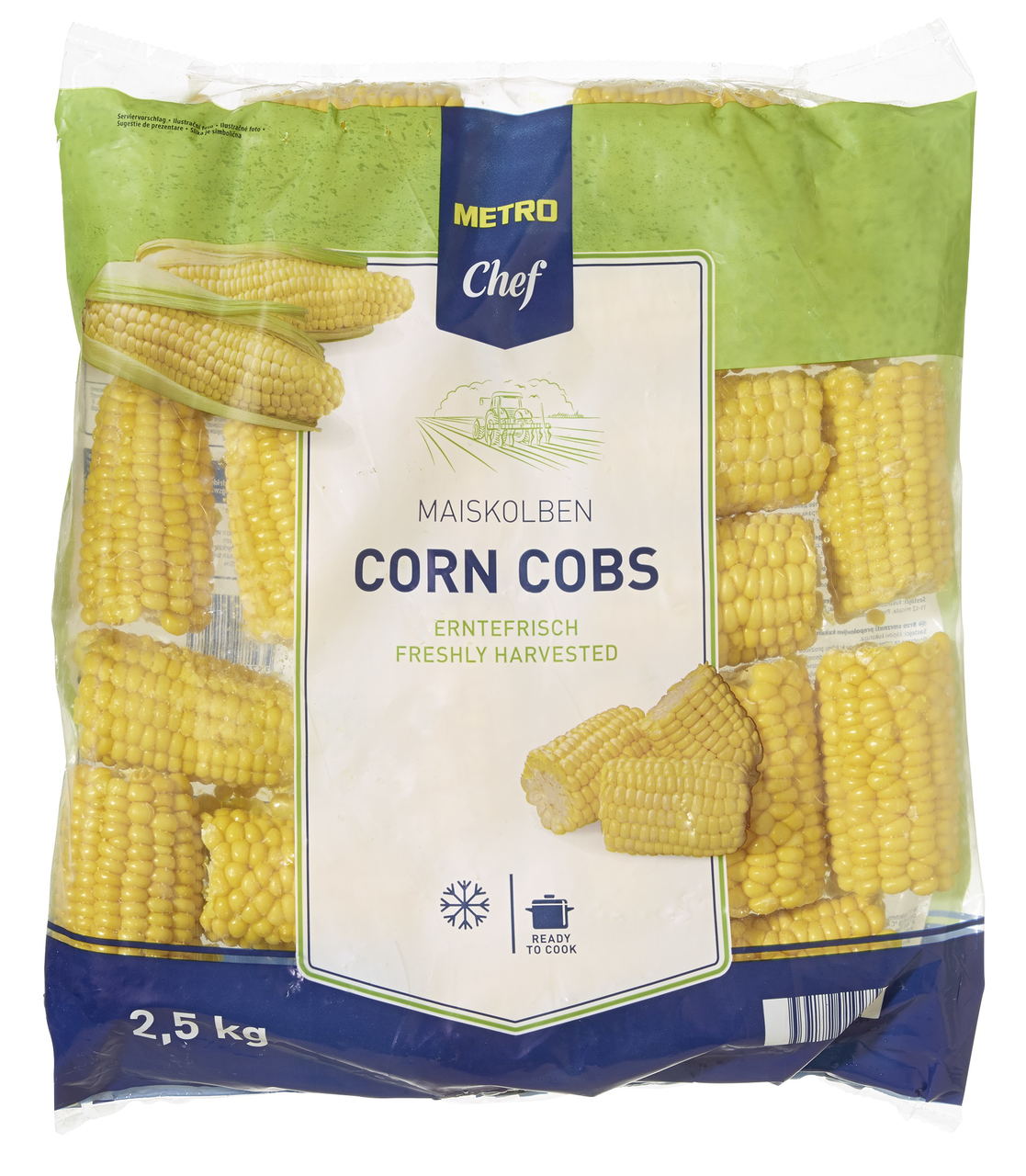 METRO Chef Klasy kukuřičné půlené mraž. 2,5 kg