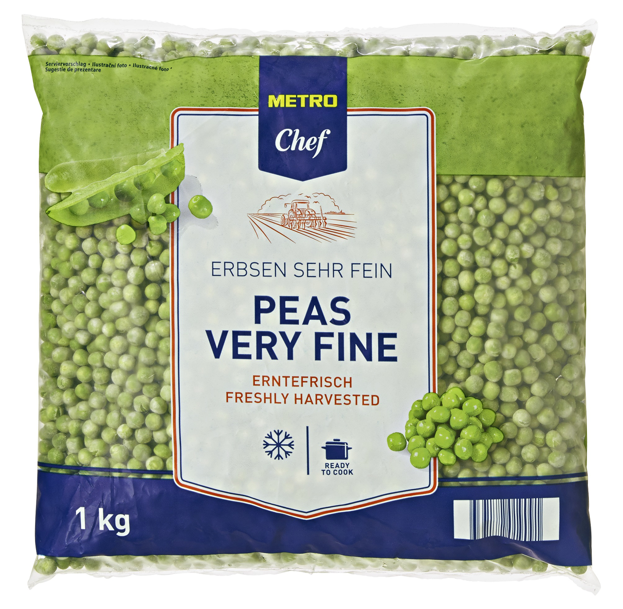 METRO Chef Hrášek velmi jemný mraž. 1 kg