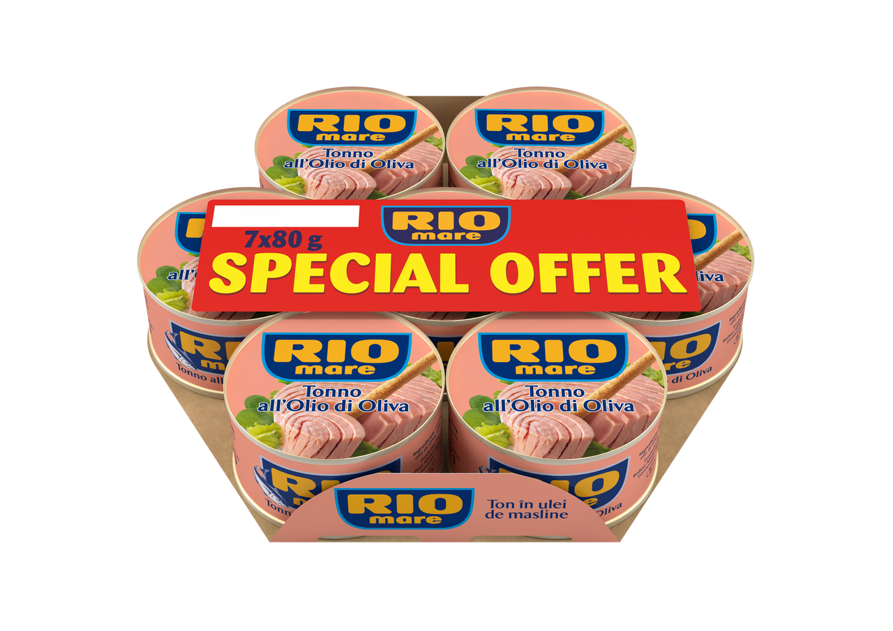 RIO mare Tuňák v olivovém oleji 7 x 80 g
