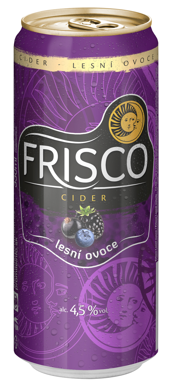FRISCO Cider Lesní ovoce 24 x 330 ml plech