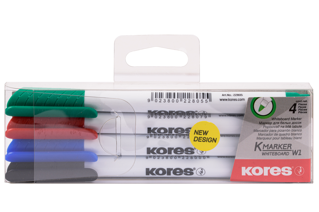Kores Popisovač na tabule K-M mix 4 ks