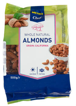 METRO Chef Mandle natural celé 500 g