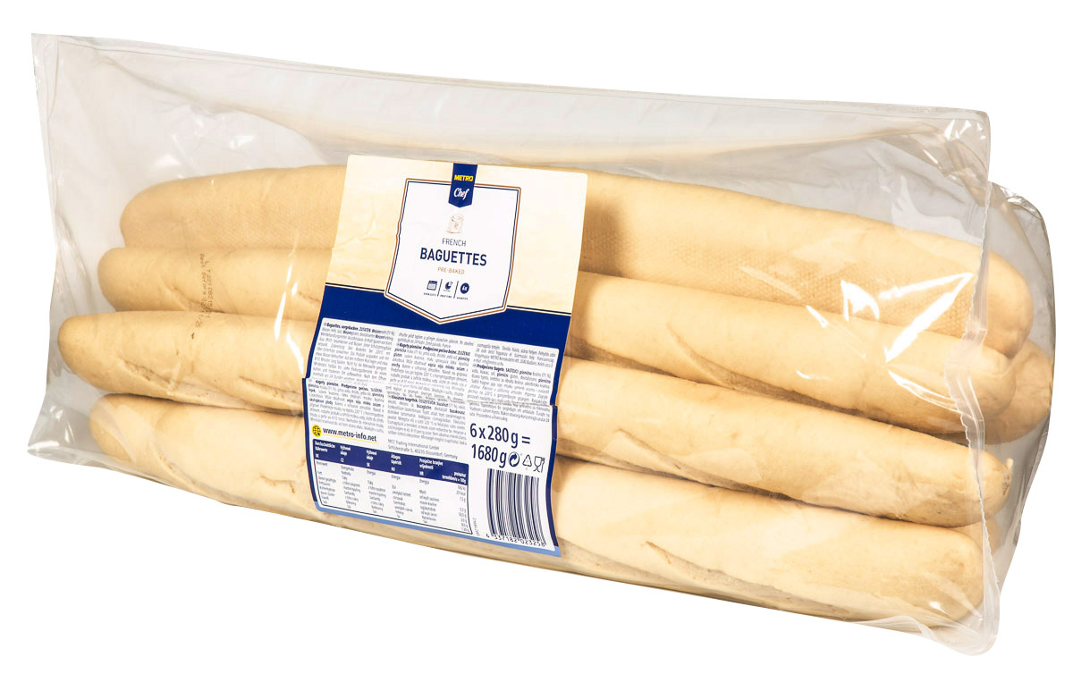 METRO Chef Bagety světlé 6 x 280 g