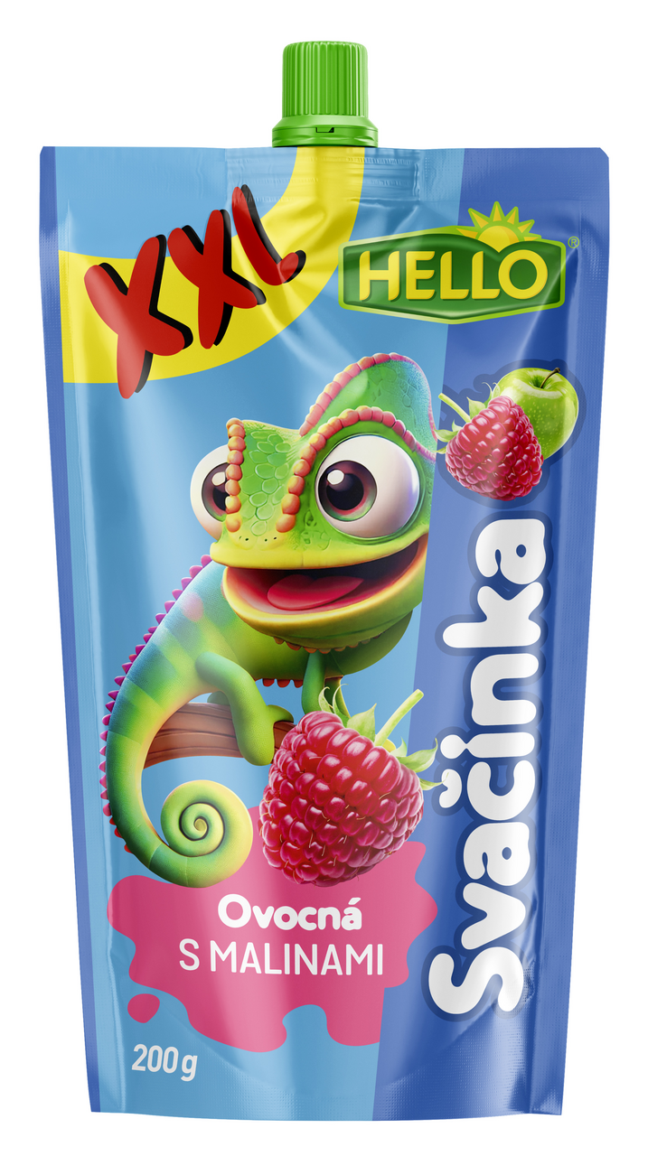 HELLO Ovocná kapsa malina 10 x 200 g