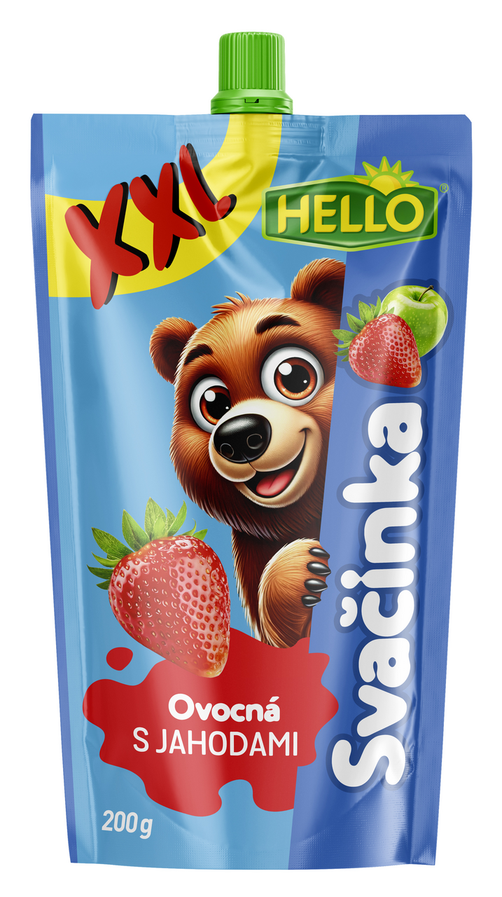 HELLO Ovocná kapsa jahoda 10 x 200 g
