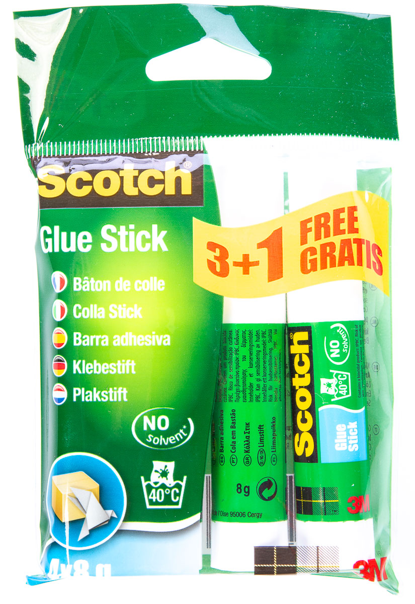 Scotch Lepicí tyčinka 8g 3 + 1 ks