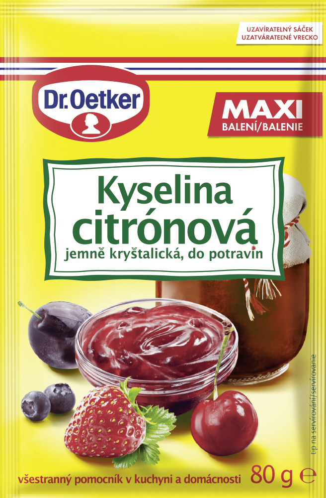 Dr. Oetker Kyselina citrónová 80 g
