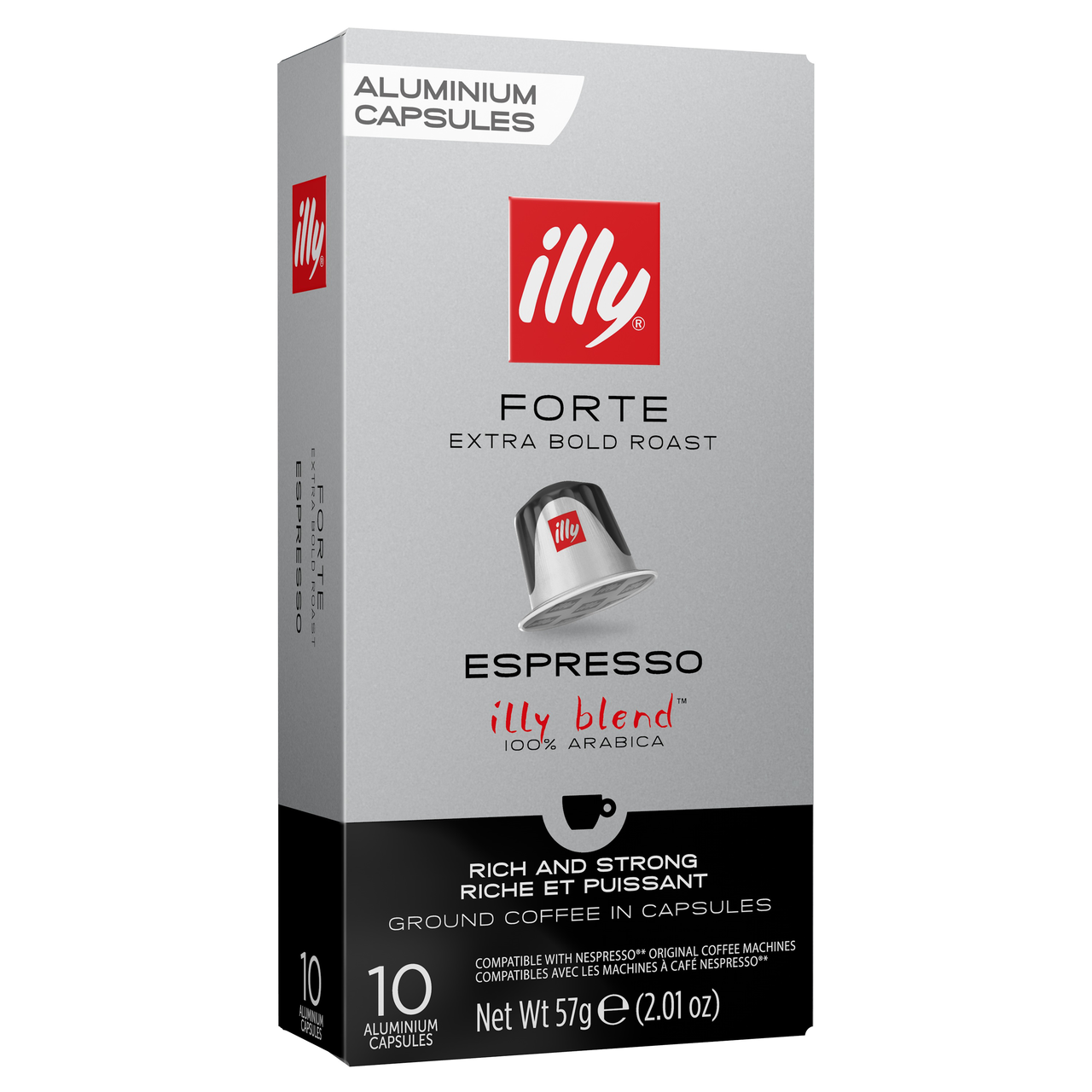 illy Espresso Forte kapsle kávové 10 ks