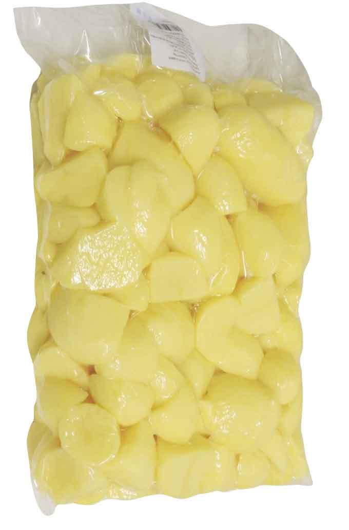 Brambory loupané syrové čtvrtky CZ chlaz. 5 kg