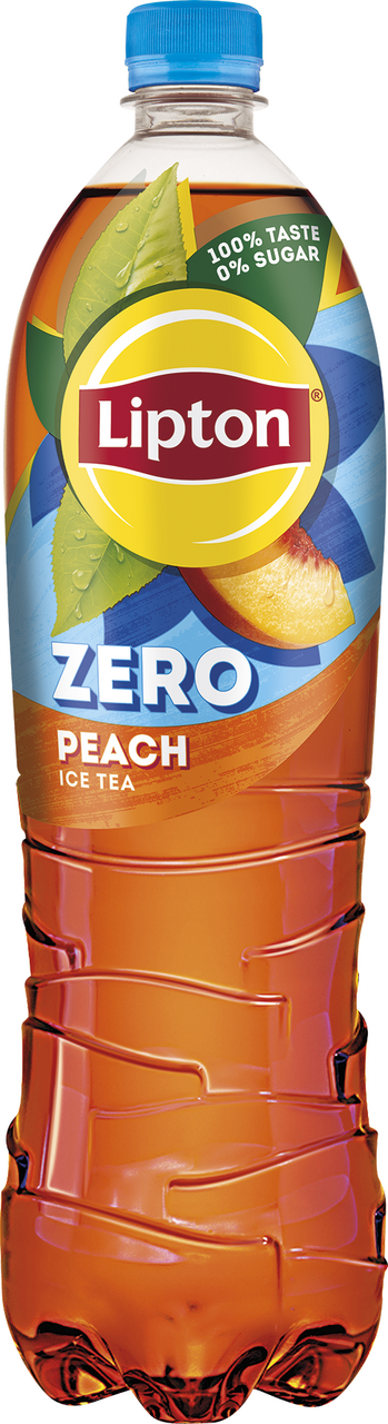 Lipton Black Ice Tea Zero Ledový čaj broskev 9 x 1,5 l