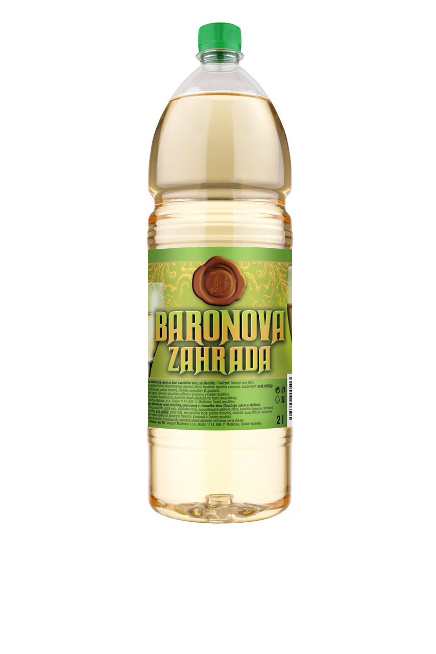 Mutěnice Baronova zahrada Víno ovocné bílé 6 x 2 l
