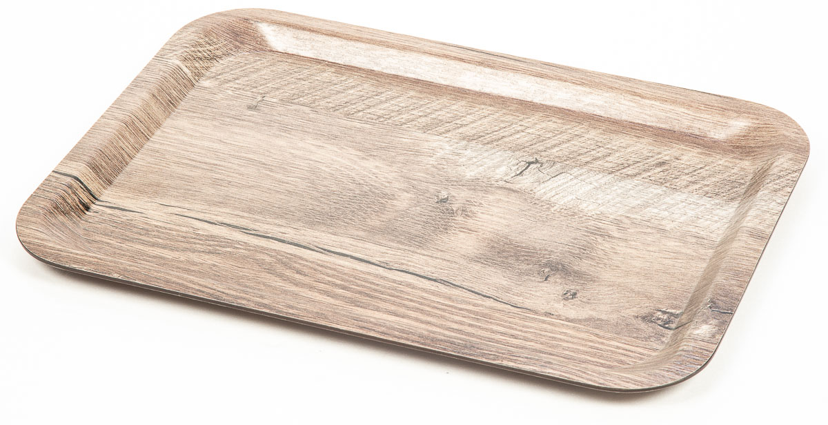 HENDI Podnos 35 x 24 cm melamin tmavý dub 1 ks