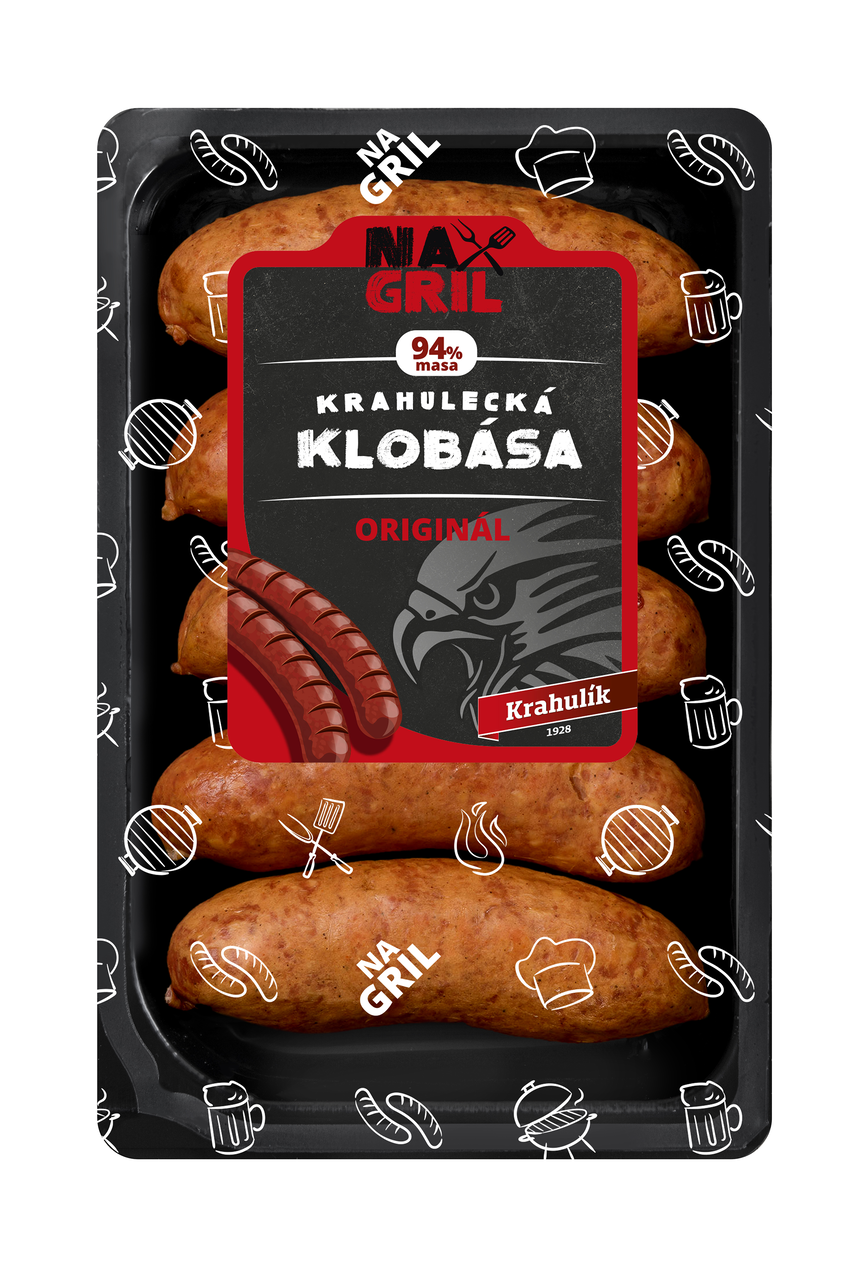 Krahulík Klobása Originál chlaz. 350 g