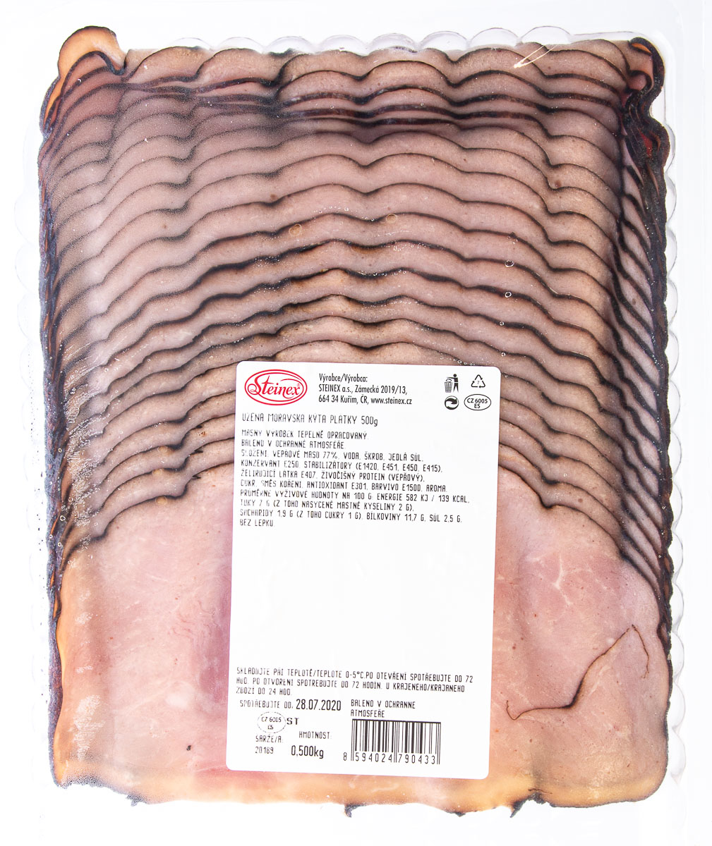 Steinex Kýta moravská uzená plátky chlaz. 500 g