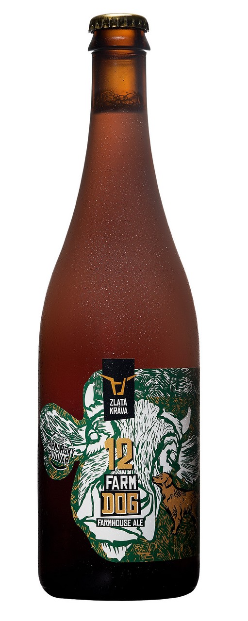 ZLATÁ KRÁVA Farm Dog pivo 12° 700 ml