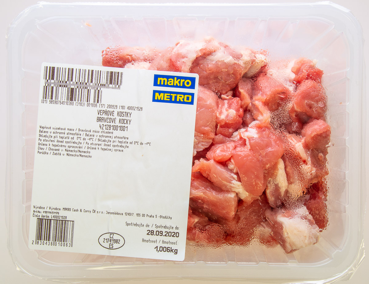 METRO Chef kostky vepřové chlaz. váž. cca 1 kg