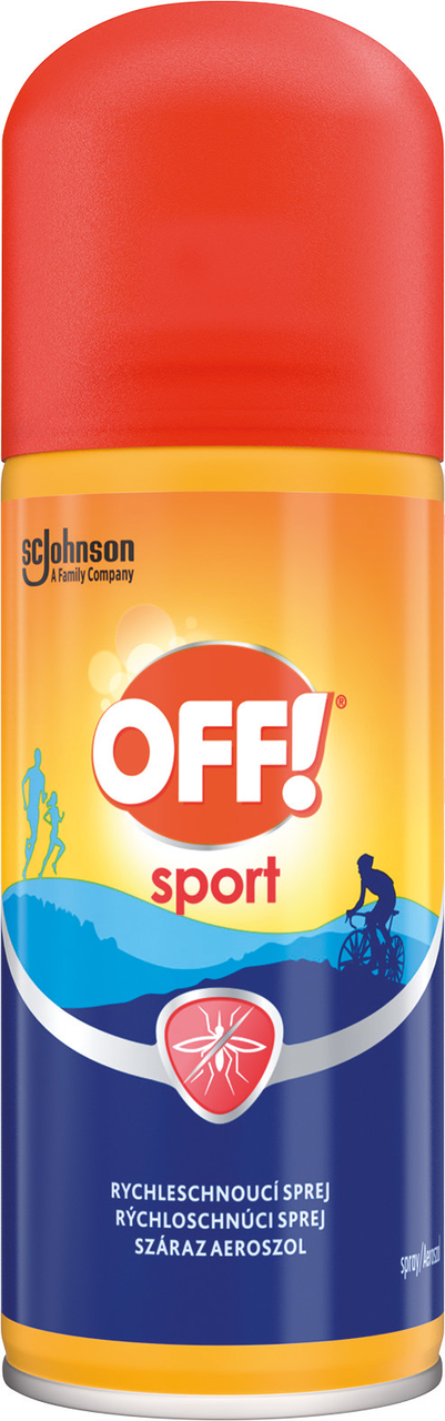 OFF! Sport Dry Spray Sprej rychleschnoucí 100 ml