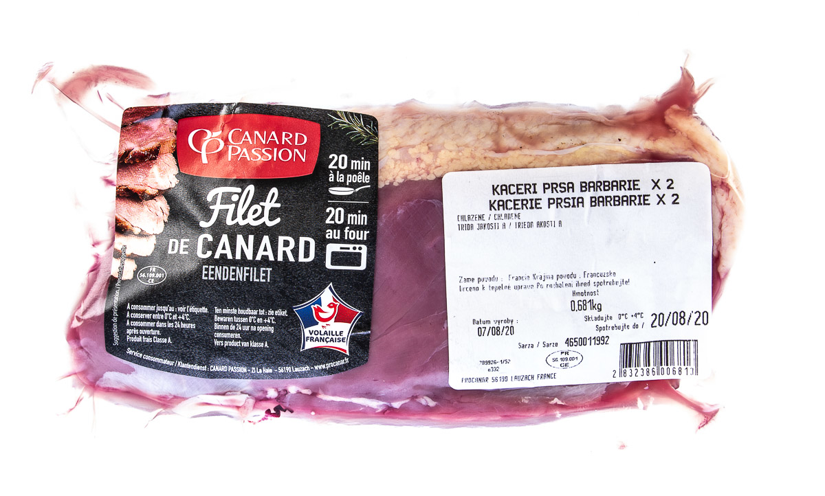 Kačeří prsa Barbery chlaz. váž. cca 800 g