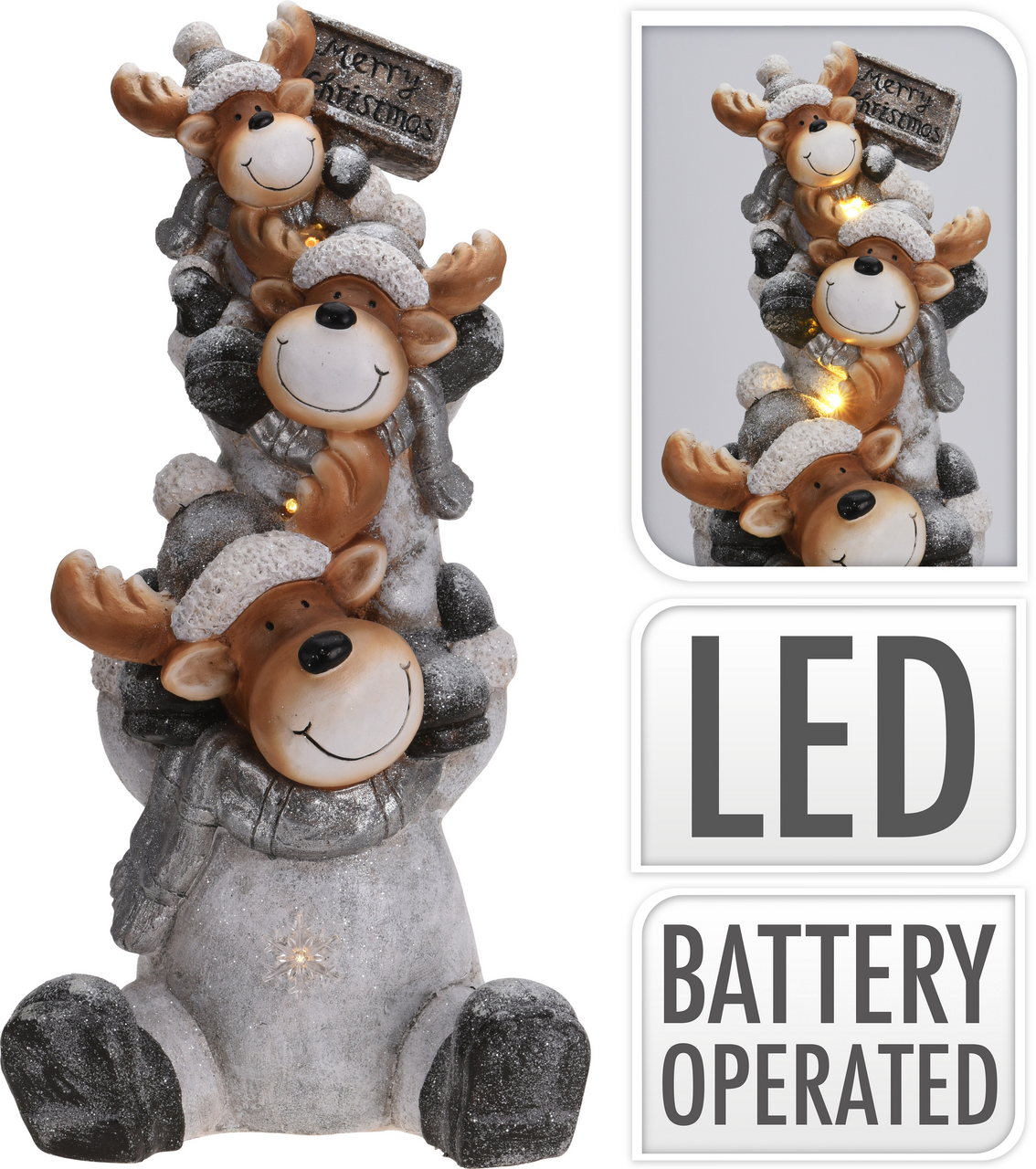 Pyramida - sobi 3LED žluté 1 ks