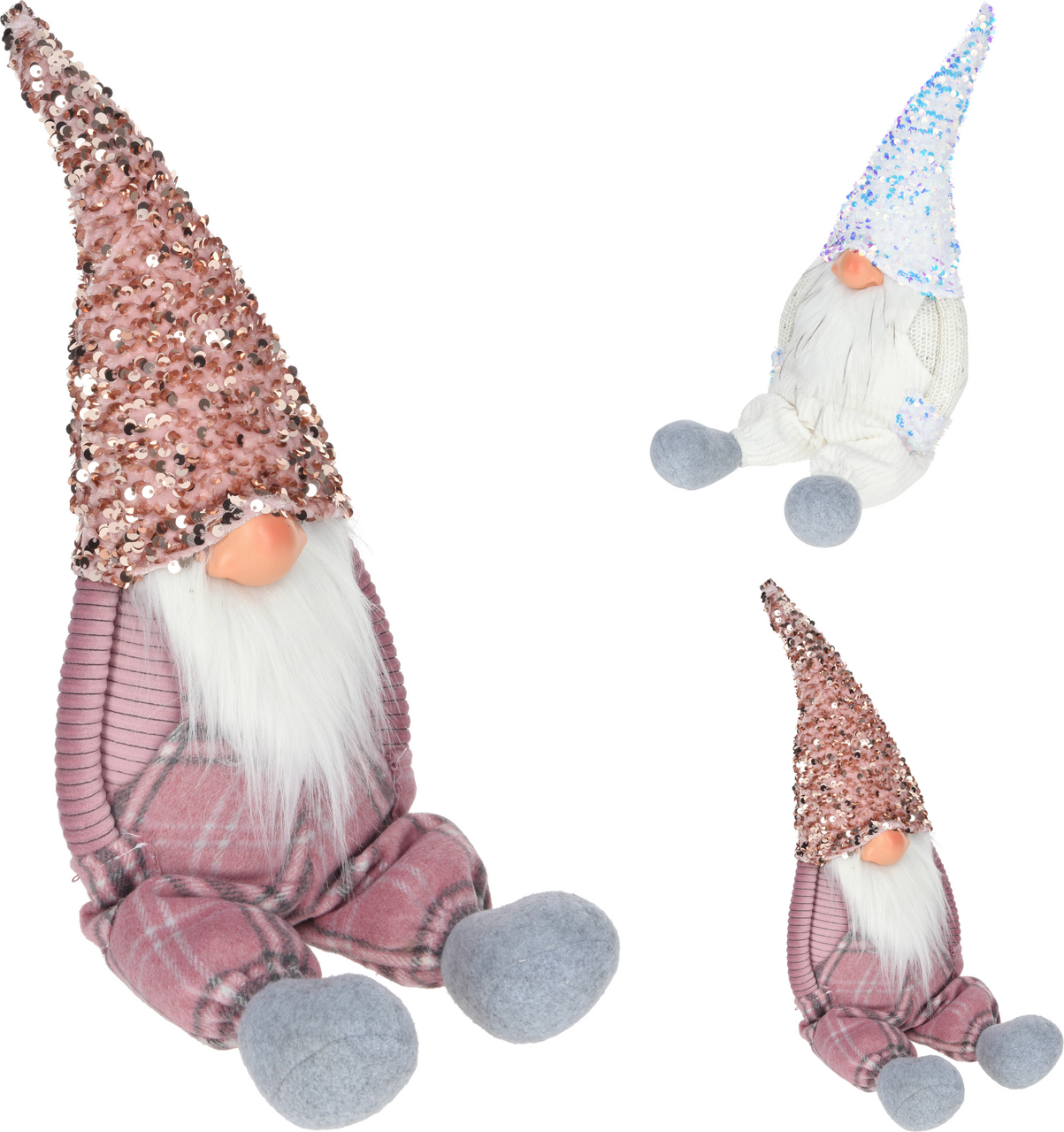 Skřítek sedící 55 cm 2ASS 1 ks