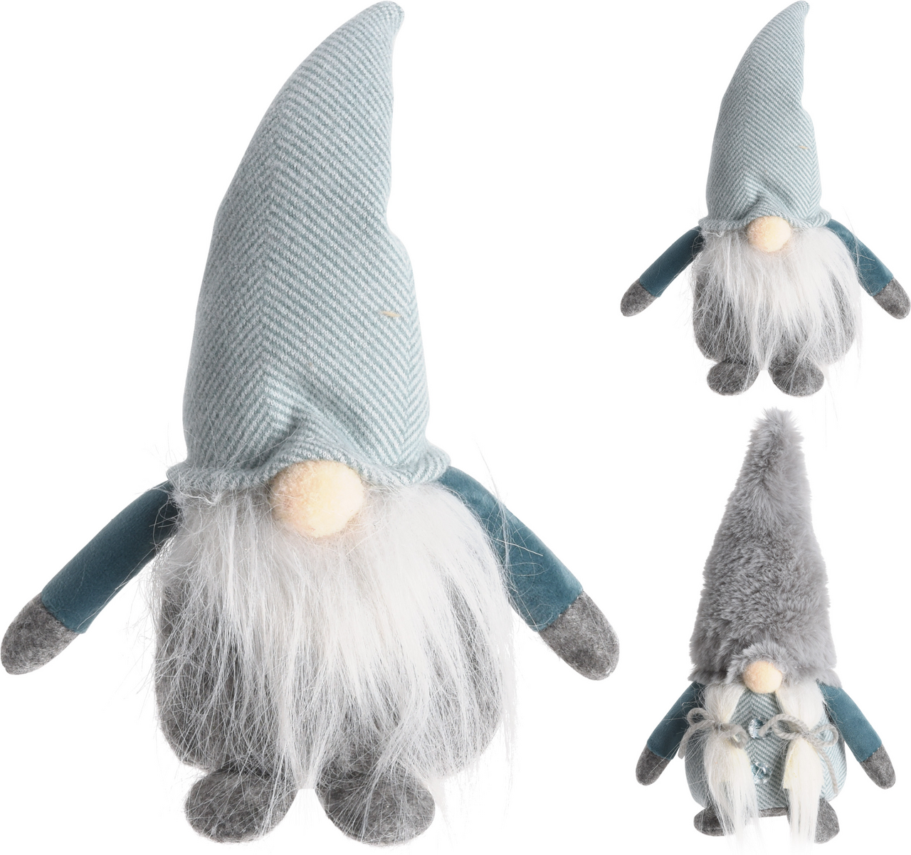 Skřítek textilní 20cm modrý 2ASS 1 ks