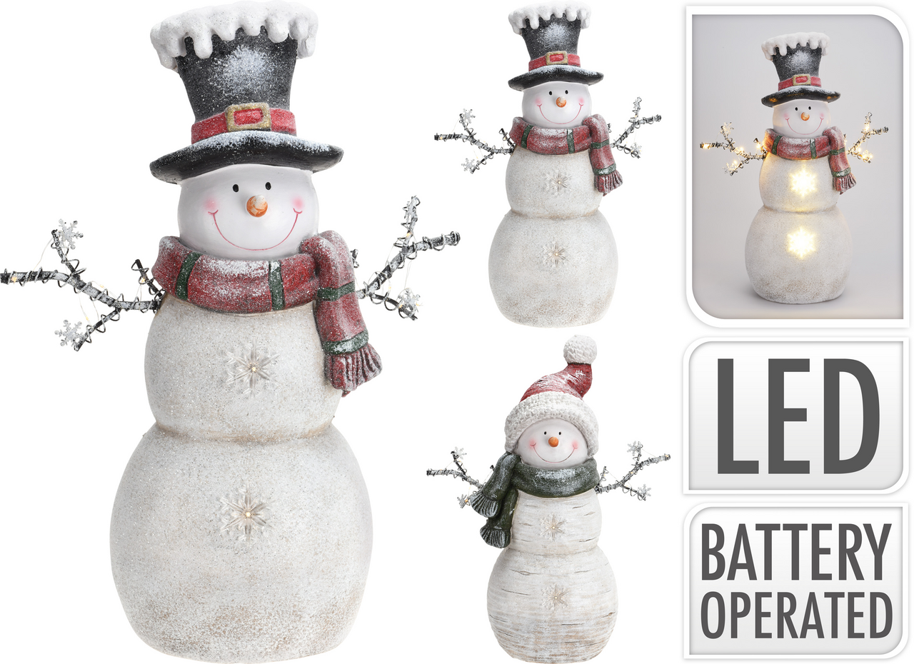 Sněhulák MGO 12LED žluté 2ASS 1 ks