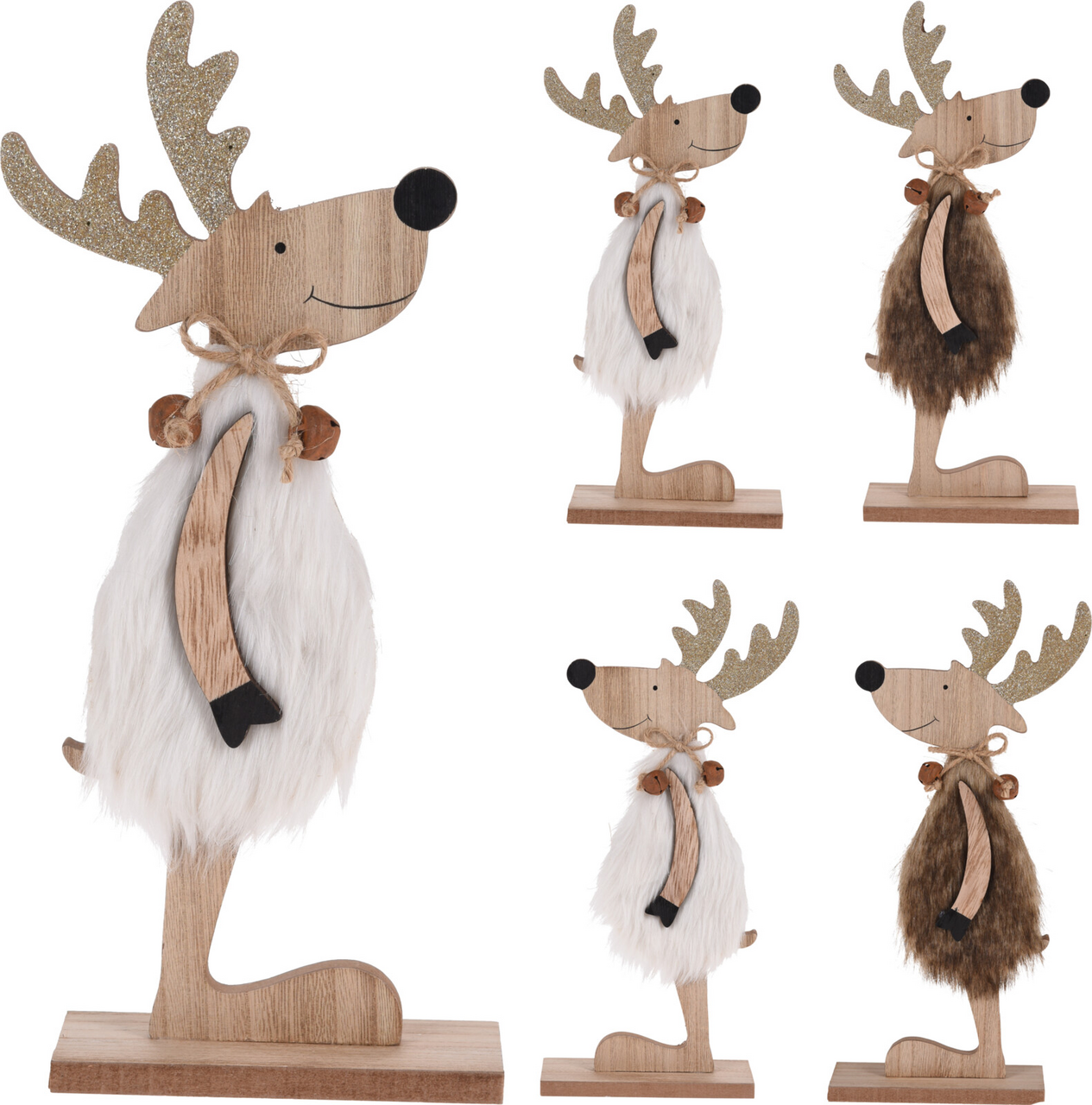 Sob dřevěný s bází 30 cm 4ASS 1 ks