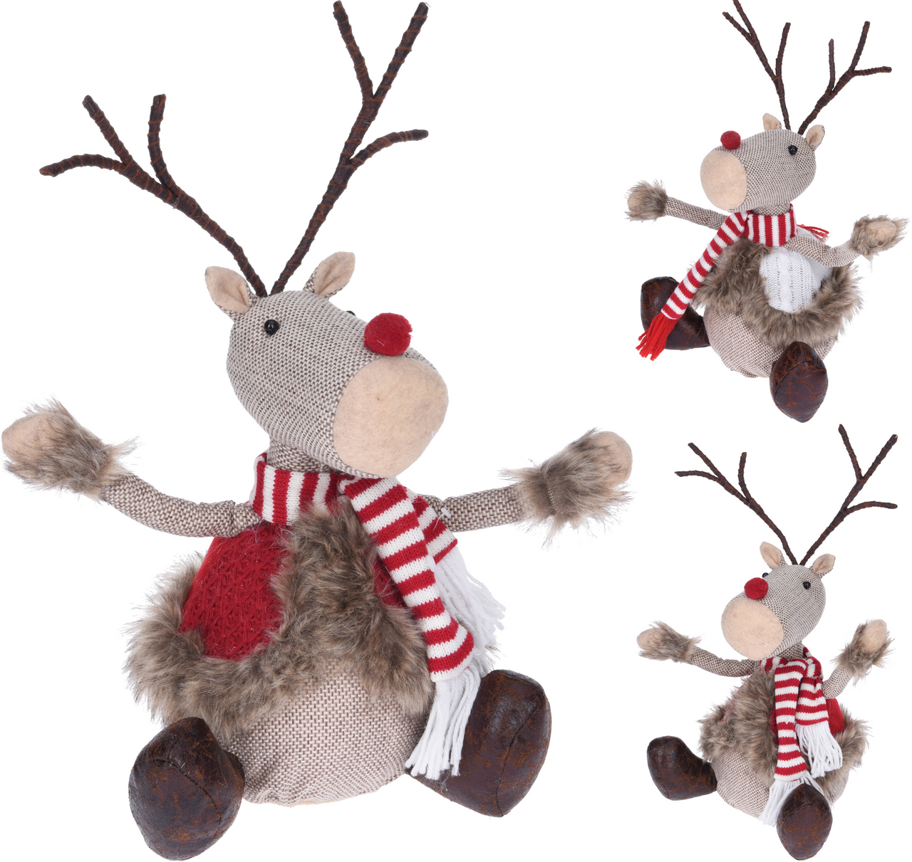 Sob textilní sedící 28cm 2ASS 1 ks