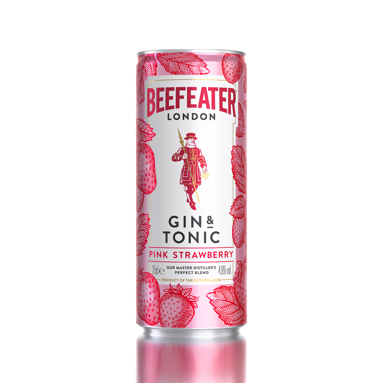 BEEFEATER Pink Gin & Tonic 4,9 % 12 x 250 ml
