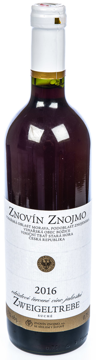 ZNOVÍN ZNOJMOZweigelt Zweigeltrebe jakostní bílé víno 750 ml