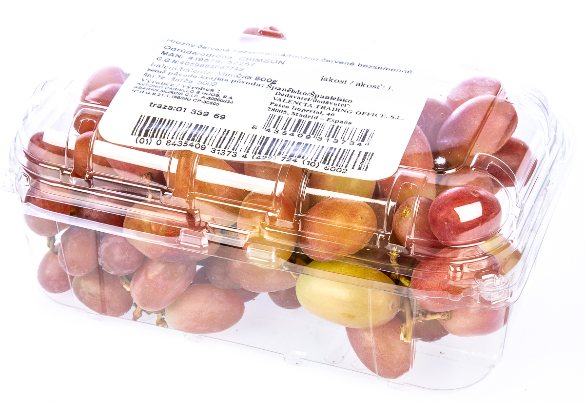 Hrozny červené bezsemenné I. čerstvé 500 g