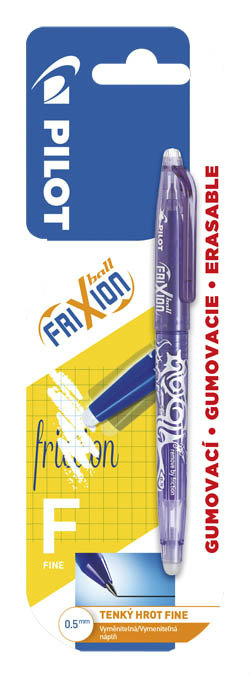 PILOT Pero gelové Frixion Rollerball 0,5 mm fialové 1 ks