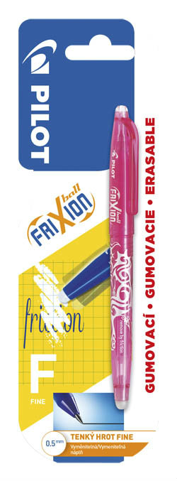 PILOT Pero gelové Frixion Rollerball 0,5 mm růžové 1 ks