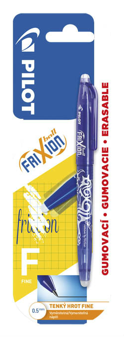 PILOT Frixion Rollerball Pero gelové 0,5 mm modré 1 ks