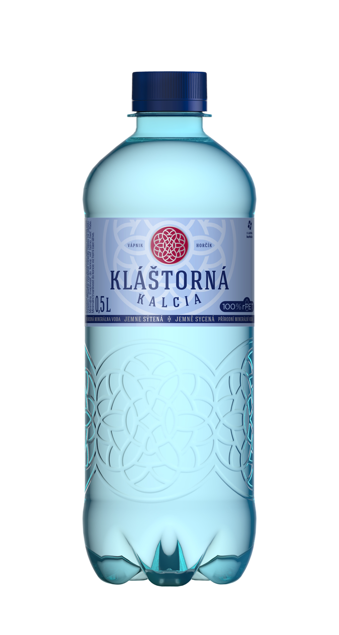 Kláštorná Kalcia jemně perlivá 12 x 500 ml