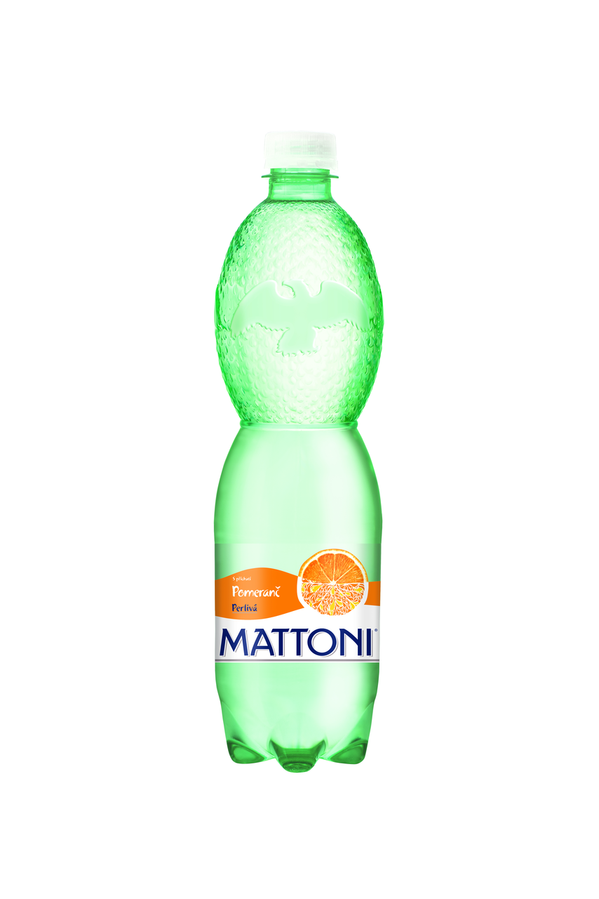 MATTONI Voda minerální ochucená pomeranč 6 x 750 ml