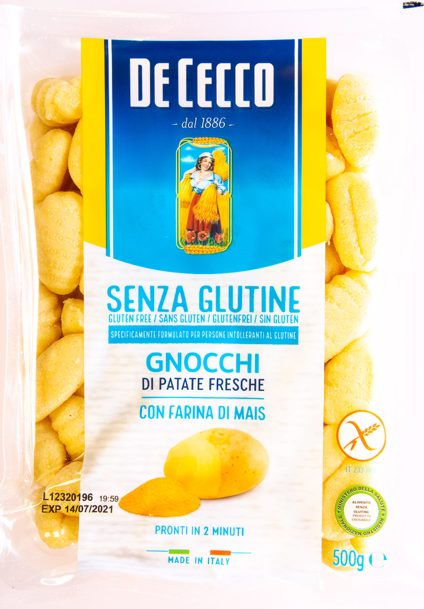 DE CECCO Gnocchi bezlepkové 500 g