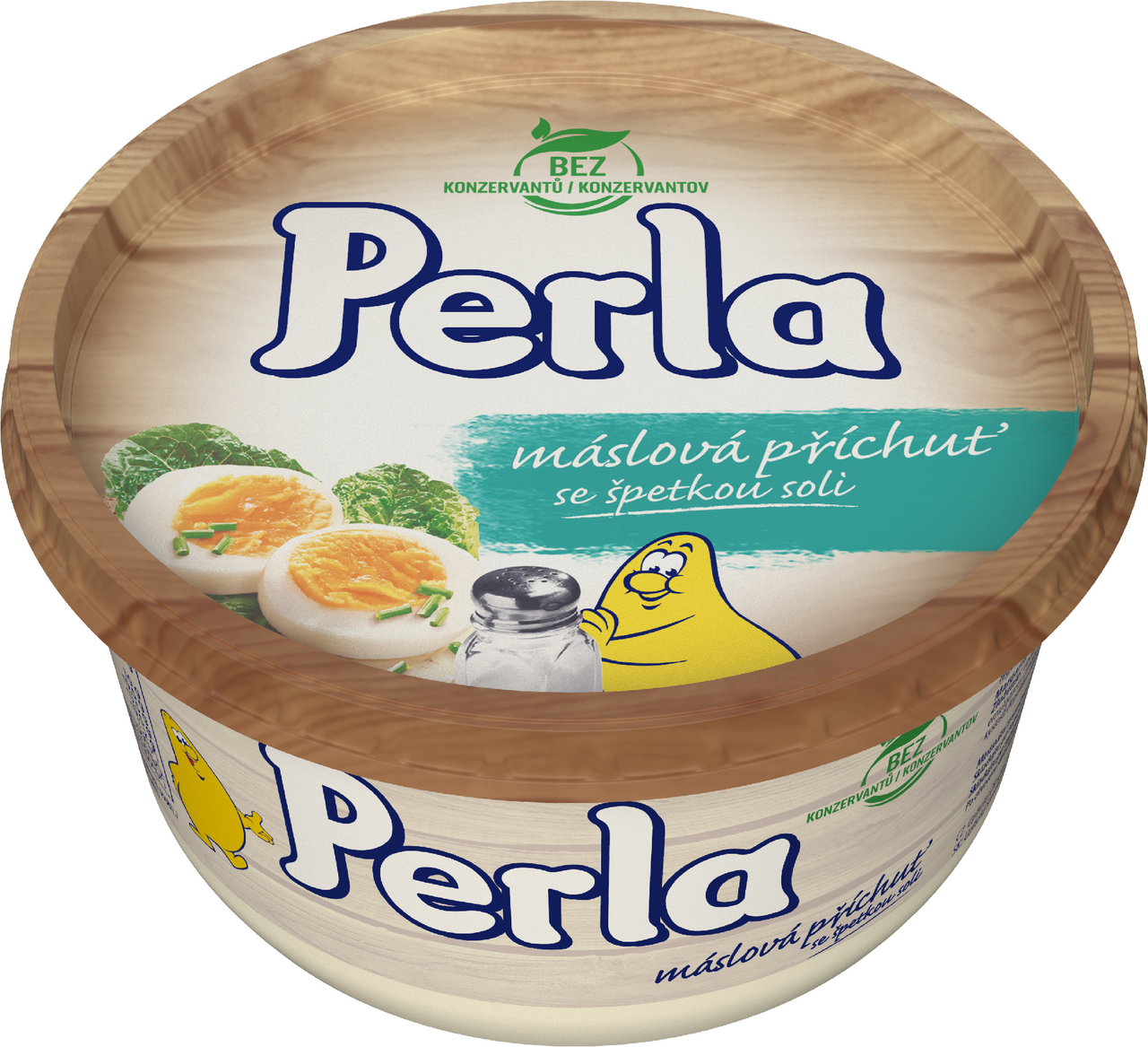 Perla Máslová příchuť se špetkou soli margarín chlaz. 12 x 450 g